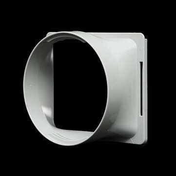 Air Conditioner Exhaust Hose Tube Adaptor Exhaust Duct Interface For Portable Air... (SHAPE: SQUARE)
