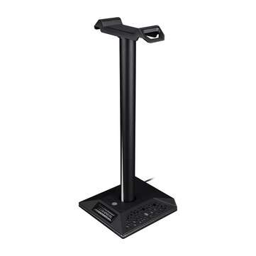 Ajazz EB01 Headphones RGB Lighting Holder Head-Mounted Earphones Display Stand for... (COLOR: BLACK)