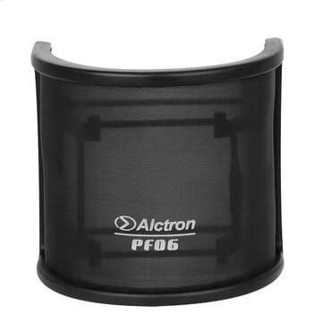 Alctron PF06 Studio Recording Microphone Isolator Mic Isolation Shield ABS Plasti... (COLOR.: BLACK)