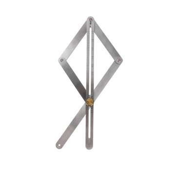Aluminium Alloy Protractor Multi Angle Measurement Tool for Woodworking Flooring (TYPE2: LONG)