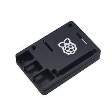 Aluminum Alloy Case Ultra-thin CNC Metal Shell Passive Cooling Black Enclosure Box for Raspberry Pi