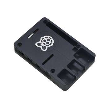 Aluminum Alloy Case Ultra-thin CNC Metal Shell Passive Cooling Black Enclosure Box for Raspberry Pi