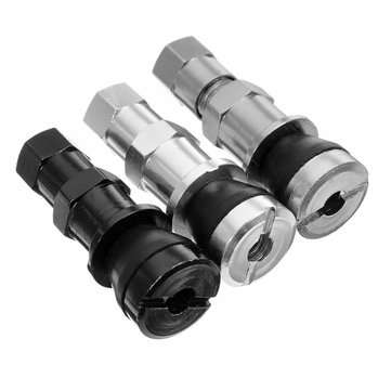 Aluminum Car Tubeless Wheel Tire Valve Stem Rim (COLOR.: SILVER)