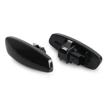 Amber LED Side Indicators Repeaters Lights for Citroen C3 C4 C5 DS3 DS4 for Peugeo... (COLOR: BLACK)