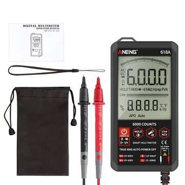 ANENG 618A Digital Multimeter Professional Smart Touch DC Analog True RMS Auto Tester Capacitor NCV