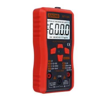ANENG Smart M118A Digital Multimeter RMS Auto Tester Professional Transistor