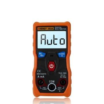 ANENG V03A Automatic Intelligent Gear Recognition Electrician NCV Pocket True RMS... (COLOR.: BLACK)