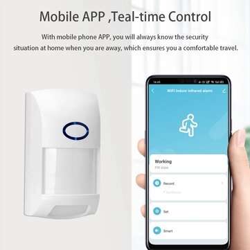 ANGUS CT60W Wifi Tuya Smart Infrared Detector PIR Motion Sensor APP Control Human Body Movement Infr