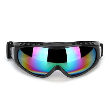 Anti fog Dust Wind UV Water Snow Snowboard Goggles Helmet Ski Sunglasses Glasses (COLOR.: COLORFUL)