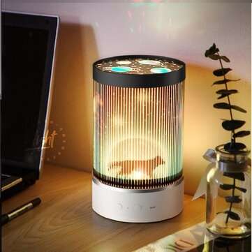 Animation LED Night Light with Remote Control Romantic Universe Starry Sky Project... (COLOR: WHITE)
