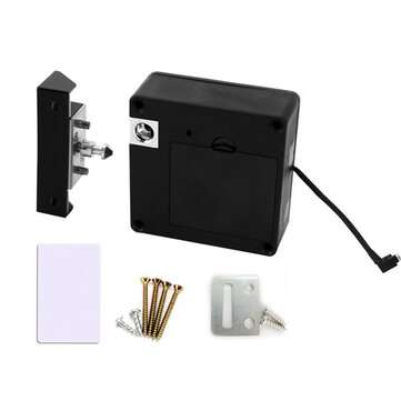 Anti-theft Keyless Door Lock Hidden Unseen RFID Card Drawer Wardrobe Cabinet Locks (TYPE: B)