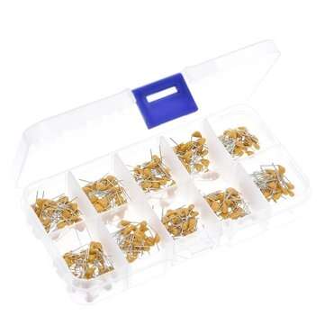 AOQDQDQD 300pcs 10Value 50V 10PF 20PF 30PF 47PF 56PF 68PF 100PF 1NF 10NF 100NF Multilayer Ceramic