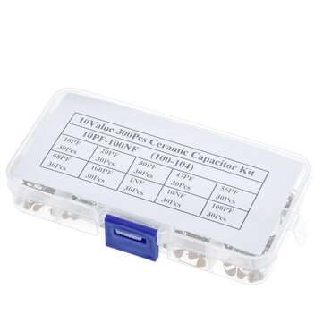 AOQDQDQD 300pcs 10Value 50V 10PF 20PF 30PF 47PF 56PF 68PF 100PF 1NF 10NF 100NF Multilayer Ceramic