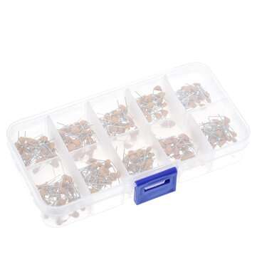 AOQDQDQD 300pcs 10Value 50V 10PF 20PF 30PF 47PF 56PF 68PF 100PF 1NF 10NF 100NF Multilayer Ceramic
