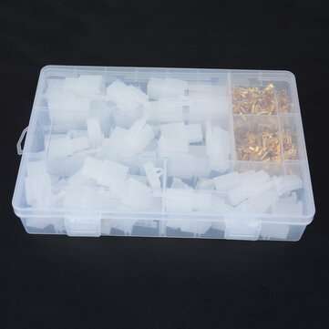 AOQDQDQD 40 Set Practical Auto Electrical 2 3 4 6 Pin 2.8 mm Wire Terminal Connector with Fixed Ho