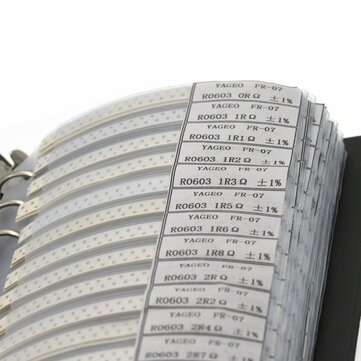 AOQDQDQD 4250PCS 0805 SMD Resistor Sample Book 1% Tolerance 170valuesx25pcs=4250pcs Resistor Kit 0