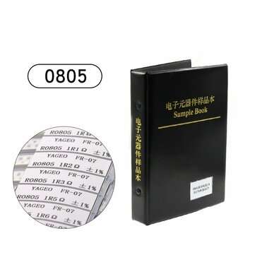 AOQDQDQD 4250PCS 0805 SMD Resistor Sample Book 1% Tolerance 170valuesx25pcs=4250pcs Resistor Kit 0