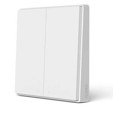 Aqara D1 1 Gang/2 Gang ZigBee Smart Wireless Switch APP Remote Control Timer Work wit... (WAY: 2WAY)