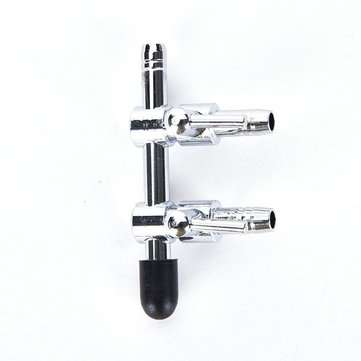 Aquarium Stainless Steel Fish Tank Oxygen Pump Valve Splitter Air Flow Control (TYPE: .A)