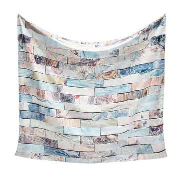 Art 3D Stone Brick Pattern Creative 3D Wall Sticker Wall Hanging Bedroom Be... (SIZE 3: 210CMX150CM)
