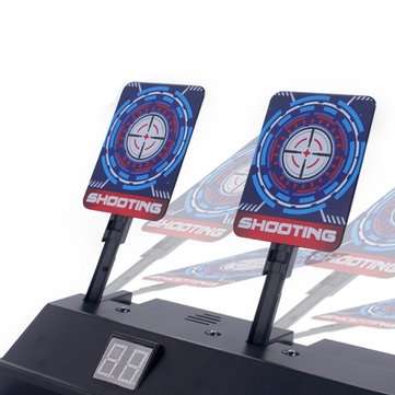 Auto-Reset Electric Scoring Shooting Target with Light and Sound Scoring Practice Target for Nerf To