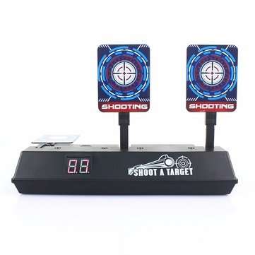 Auto-Reset Electric Scoring Shooting Target with Light and Sound Scoring Practice Target for Nerf To
