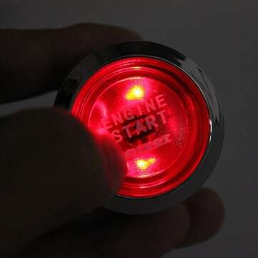 Auto One Push Start Engine Button Starter Switch 12V LED Illumination