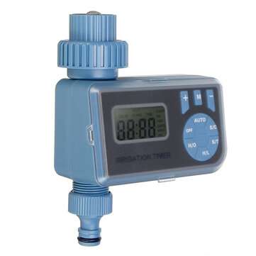 Automatic Irrigation Timer Controller LCD Display Watering Device For Family Garden Greenhouse Plant