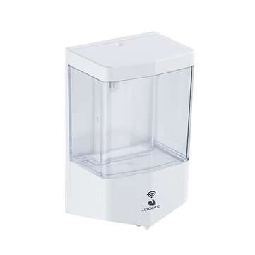 Automatic Soap Dispenser 600ml Touchless Sensor Hand Sanitizer Detergent Dispenser... (COLOR: WHITE)