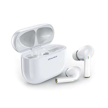 Awei TA1 ANC Active Noise Cancelling TWS Earbuds Earphones bluetooth 5.0 Wireless ... (COLOR: WHITE)
