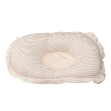 Baby Infant Newborn Memory Foam Pillow Prevent Flat Head Positioner Soft (TYPE: .A)