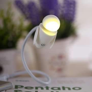 Baby Nurse Feed USB LED Night Lamp Adjustable Light Cute Robot EVA Lamp (COLOR.: YELLOW)