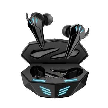 Bakaey K65 Gaming TWS bluetooth Earphone Low Latency Sound Positioning Wireless No... (COLOR: BLACK)