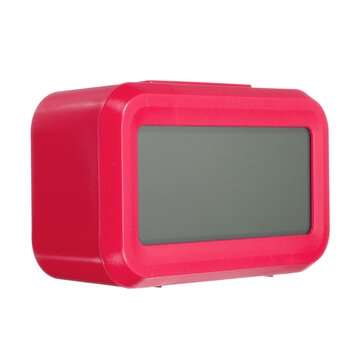 Backlight LCD Digital Alarm Clock 4.5"/3.2" Large Display Night Ligh... (COLOR: RED(ENGLISHVERSION))