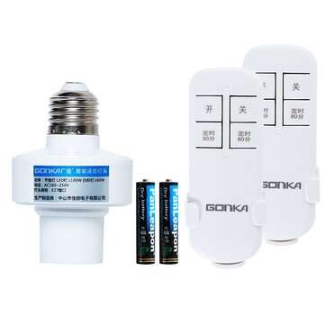 Bakeey 06 E27 Lamp Holder Screw Port Lamp Wireless Remote Controled For Smart Home (TYPE: 1TO3)