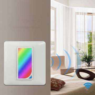 Bakeey 10A DIY RGB Scene EU Type Smart WIFI Switch Tuya APP Remote Control Timing Wall Touch  Switch