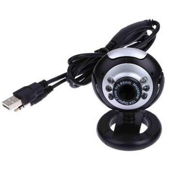 Bakeey 720P USB Computer Video Camera 6 LED Lights 30W Webcast Webcam Video Conference Camera Built-