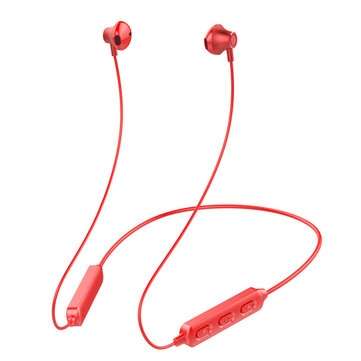 Bakeey BT-95 bluetooth 5.0 Neckband Earphones Magnetic Sports Running Headset IPX5 W... (COLOR: RED)