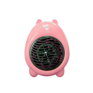 Bakeey Electric Heater Mini Portable Warmer Adjustable Thermostat Fast Heating PTC... (COLOR.: PINK)