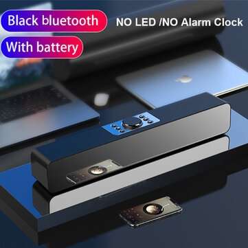 Bakeey G2 Alarm Clock bluetooth Speaker With LED Digital Displa... (TYPE: WITHOUTLED | COLOR: BLACK)