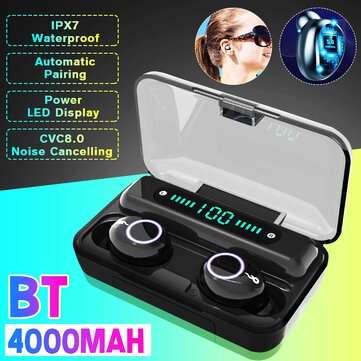 Bakeey F9 TWS True Wireless bluetooth 5.0 Headphone Hi-Fi Stereo Sound Bilateral Calls Earphone Spor