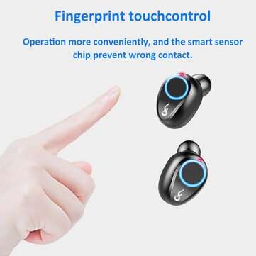 Bakeey F9 TWS True Wireless bluetooth 5.0 Headphone Hi-Fi Stereo Sound Bilateral Calls Earphone Spor