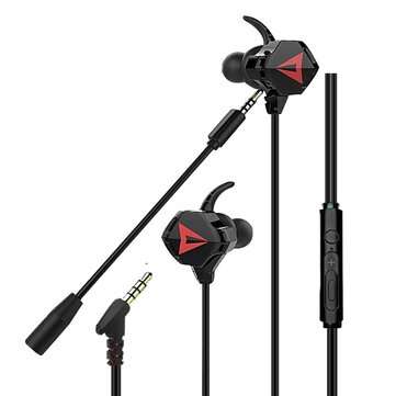 Bakeey G5 3.5mm/Type-C Gaming Headset Phone PC Earphone Wir... (TYPE: 3.5MMINTERFACE | COLOR: BLACK)