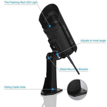 Bakeey HW003 Dummy Security Camera CCTV Video Surveillance Camera Waterproof Infared IR LED Flashing