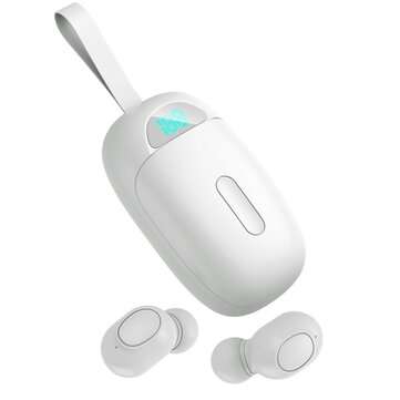 Bakeey JS25 TWS bluetooth 5.0 Wireless Earphones Earbuds Stereo In-ear HIFI Headse... (COLOR: WHITE)