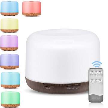 Bakeey Large Mist Spray 500ML Ultrasonic Aroma Diffu... (COLOR.: BLACK | TYPE: WITHOUTREMOTECONTROL)