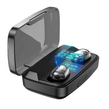 Bakeey M13C TWS bluetooth 5.0 Earphone LED Display Touch Control 1800mAh Power Ba... (COLOR.: BLACK)