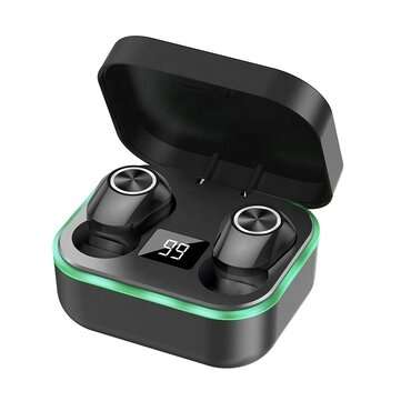 Bakeey M8 TWS bluetooth 5.0 Earphones Wireless In-ear Earbuds Noise Cancelling Han... (COLOR: BLACK)