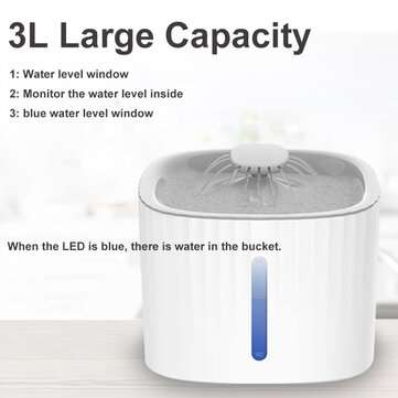 Bakeey Pet Water Dispenser LED Luminous Light Automatic Water Circulation for Cats