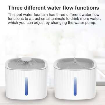 Bakeey Pet Water Dispenser LED Luminous Light Automatic Water Circulation for Cats